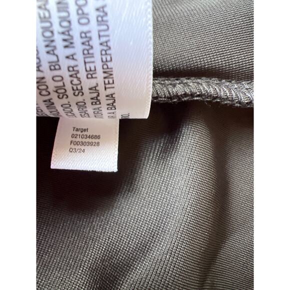 Ava & Viv Dress Womens 2X Black Velour Knee Length Rosette Pockets Cocktail NEW - Picture 9 of 10